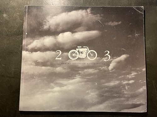 2003 Harley-Davidson Motorcycles B004AWJ7HQ Book Cover
