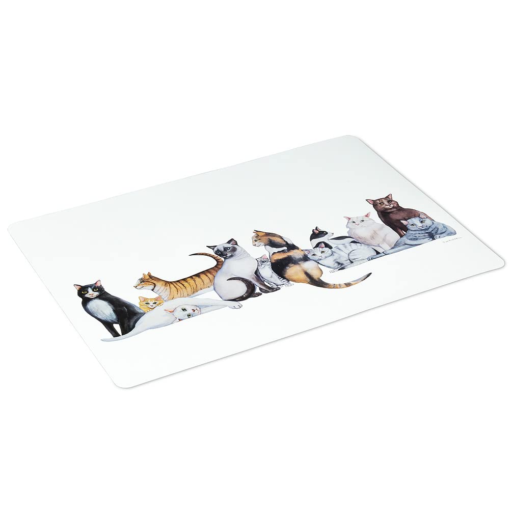 Abbott Collection Home 27-TABLEMAT-WR-04 Abbott Collection Cat Row Placemat