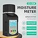 Grain Moisture Tester Portable Cup-Type Meter for 25 Grains Including Wheat, Corn, Coffee, High Precision with Temperature Compensation, Data Storage, for Farmers Food Processors & Traders - GOYOJO