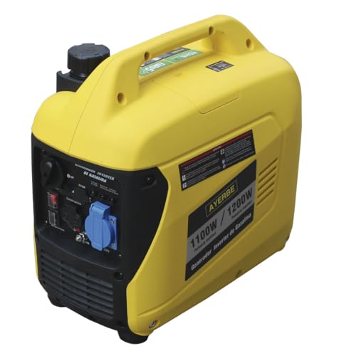 Generador Inverter AY-1400 KT de Gasolina 1200 W Silencioso 59 dB con Motor Kiotsu para Uso Portátil y Electrónica Sensible - Maestro Ferretero