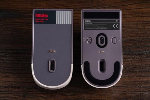 undefined 8BitDo レトロ R8 マウス、充電ドック、PAW 3395 光学センサー DPI 26,000、4K ポーリング レートのワイヤレス マウス、プログラム可能なボタン、Kailh Sword GM X マイクロ スイッチ - N エディション の商品画像 9