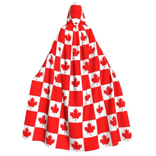 Cape médiévale unisexe Canada 140 cm pour costume de carnaval réussi