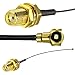 TUOLNK 5pcs 6inch SMA Female to U.fl/IPX Extension Cable SMA Female Jack Bulkhead to IPX MHF4 Pigtail WiFi Antenna Extension 0.81mm IPX Pigtail Coaxial Cable