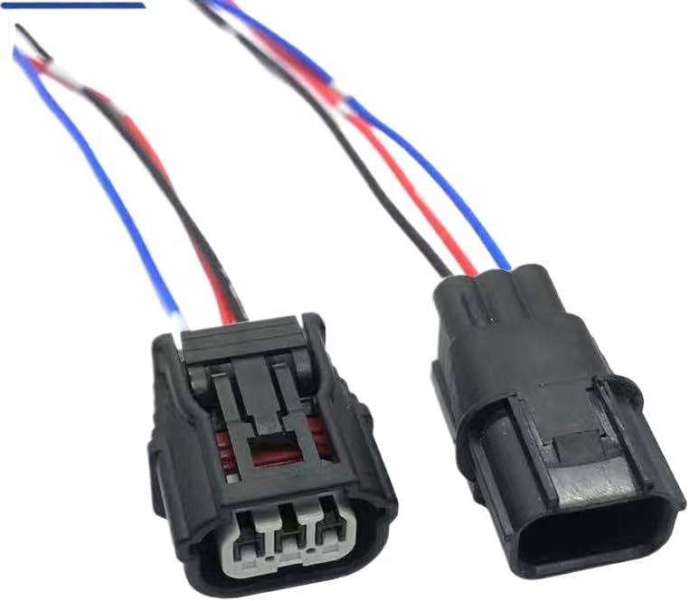 Cars Connectors 040 3 Pin Water Proof Car Plug Adapter Ignition Coil Connector 6189-0887 with Harness(Male-01,10 Sets)