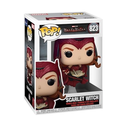 Funko POP! Marvel: WandaVision – Scarlet Witch - Figuras Miniaturas Coleccionables Para Exhibición - Idea De Regalo - Mercancía Oficial - Juguetes Para Niños Y Adultos - Fans De TV