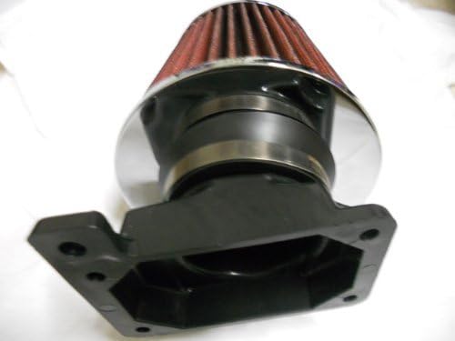 Air Intake Filter MAF Adapter + 3” Air Filter For 1991-1999 3000GT 3.0 V6 (Include Red Air Filter)