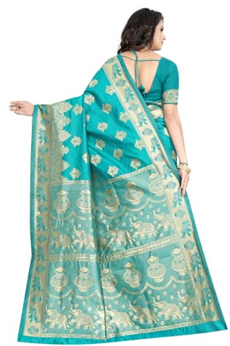 Image of women's Banarasi Saree Pure Kanjivaram Silk Saree