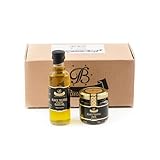 La Rustichella - Black Truffle Paté and Black Truffle Olive Oil Set, (190g - 6,70OZ) - Vegan, Gluten Free, Cholesterol Free…