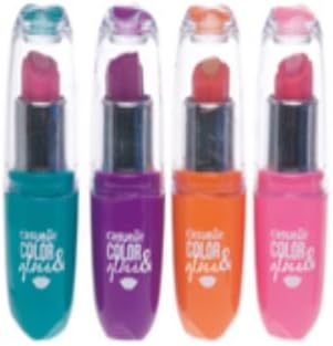 Two-tone Double Injection Lipstick Double Color & Gloss Lipstick Wow Set of 4