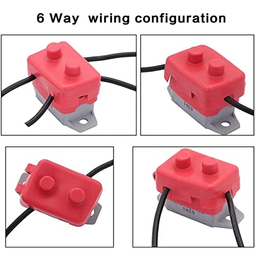 Disyuntor 12V 24V de 50A automotriz con perno térmico autorearmable 5