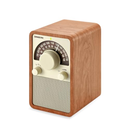 Image of Sangean WR-15WL AM /FM Table Top Wooden Radio, Walnut