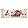 Atkins Chocolate Chip Granola Protein Meal Bar, High Fiber, 17g Protein, 1g Sugar, 3g Net Carbs, Meal Replacement, Keto Friendly, 8 Count