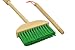 JustForKids Wooden Detachable Kids Cleaning Set - Duster, Brush, Mop, Broom and Hanging Stand Play - Housekeeping Kit - STEM Toys for Toddlers Girls & Boys, Total 6 Pieces,Multi Color,10071
