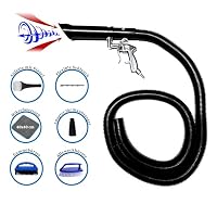 Is-Gr Profi Druckluft Reinigungspistole 2-in-1 – Saugen & Ausblasen mit Rotationstechnik und Absaugsystem, Aluminiumgehäuse, ideal für Auto-Innenraum, Teppiche, Sand & Tierhaare – Ansicht 3
