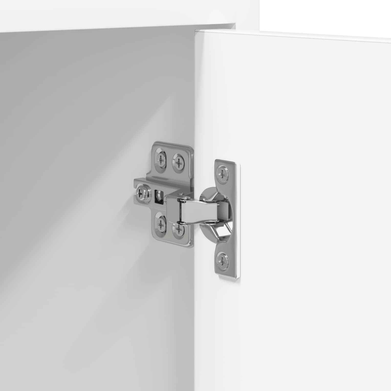 Mobile TV in legno bianco, 102 x 33 x 47 cm, con molto spazio, scaffale e cassetto per soggiorno, angolo gaming, salvaspazio, design moderno, facile da pulire, montaggio a parete possibile