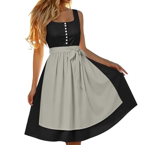 Robe Bavaroise Oktoberfest élégante pour costume de cosplay traditionnel et fête de la bière