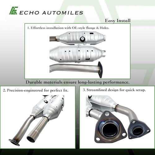 ECHO AUTOMILES Catalytic Converter Compatible with Toyota Sequoia 2005 2006 2007 4.7L V8 Catalytic Convertor High Performance,Interchanges with OE parts 17410-0F040 (EPA Compliant) by ECHO AUTOMILES - Used condition - Image 3