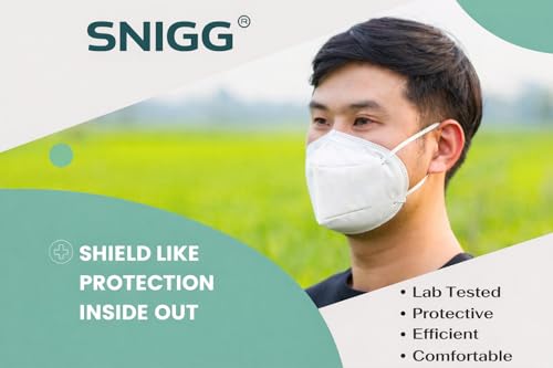 Image of (Pack of 15(White) Premium N95 Mask For Men and Women with Mask Adjuster - Washable - Reusable - Pollution - Protection - Advanced Filtration