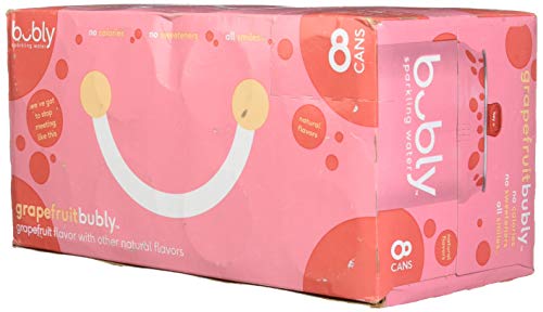Bubly Sparkling Water, Grapefruit, 12 Fl Oz. Cans (8 Pack) #TOP1
