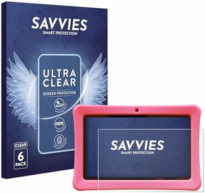 Savvies 6 Pieces Screen Protector 7 for Tablets with 7.0 inch