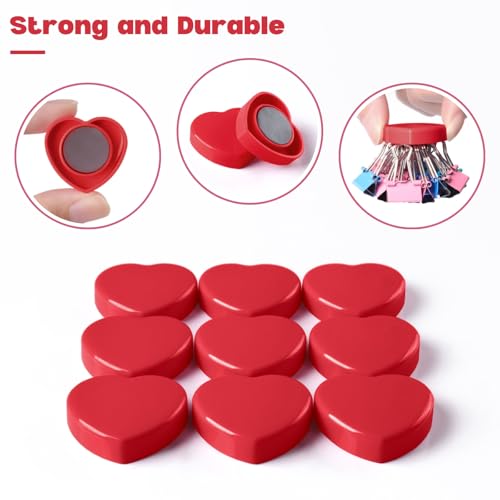 Imanes Decorativos Corazón Rojo 20 Piezas miniatura 3