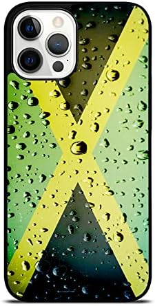 Jamaica Raindrop Style Flag – Jamaican Pride Case – Compatible with iPhone 13 12 11 X XS XR 8 7 6 6s Plus Mini Pro Max (iPhone 13 Pro Max)