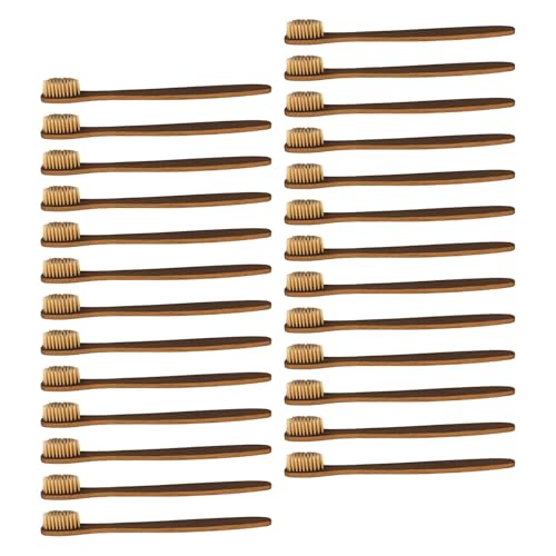 Brosses à dents en bambou pour gencives sensibles avec manche naturel réutilisable
