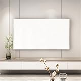 Hixingo TV Schutzhülle für Den, Einfarbig Hülle Bezug Staubschutz für Fernsehen Und Monitor, TV-Abdeckung, Fernsehschutz Für Zuhause Innenbereich 32 bis 80 Zoll (Creme,40-45')