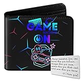 Roacap Kids Wallet for Boys, Cool Wallets for Teen Son Ages 4 5 6 7 8 9 10 11 12 13 14 15 16, Leather Bifold Purse for Kid, Christmas Birthday Gift for Video Game Gaming Gamer Teenage
