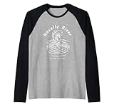 Río Naselle (Washington) Camiseta Manga Raglan