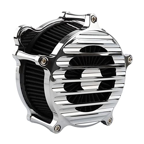 Air Cleaner Air Intake Filter Intake System Kit For Harley 93-2017 Dyna/Fxr Softail 93-2007 Touring Street Glide Road King Road Glide Electra Glide Twin Cam Evo #TOP21