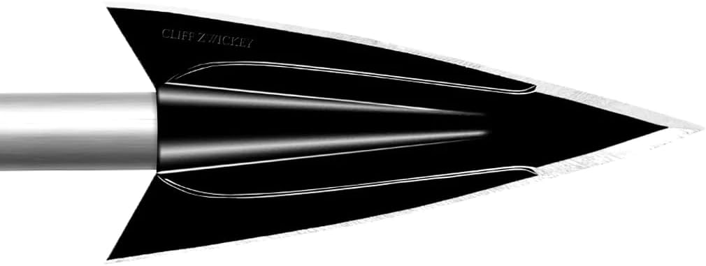 Zwickey Cliffzwickey Broadhead Glue On 2 Blade 140 Gr. 3 PK. Black