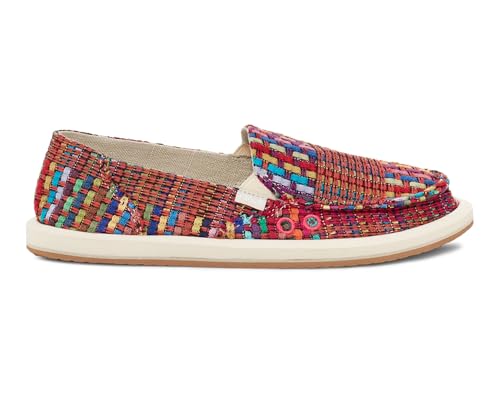 Image of Sanuk Womens Donna Soft Top Hemp Loafers | Womens Shoes | Slip On Shoes for Women | Women's Slip-on Loafers | Memory Foam Footbed