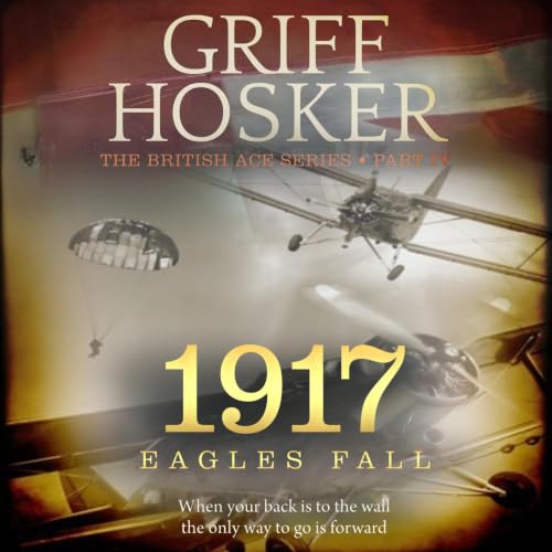 Diseño de la portada del título 1917 Eagles Fall