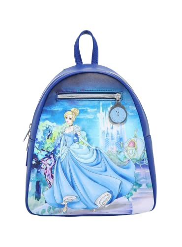Loungefly Disney Cinderella Illustration Castle Steps Mini Backpack