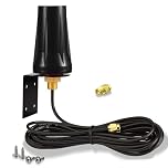 Bingfu 4G LTE Antenna Outdoor 5dBi SMA Plug Antenna Outdoor Wall Mount Waterproof for 4G LTE Router Gateway Modem Hotspot Trail Camera Smart Home Energy Monitor