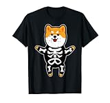 Shiba Inu Skeleton Costume Cute Easy Dog Halloween Gift T-Shirt