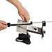 KKmoon Upgraded Version Fixed-angle Knife Sharpener Kits WIth 4 Sharpening Stones(120#,320#,600#,1500#) For Kitchen Knife, included Carrying case and Cleaning Cloth