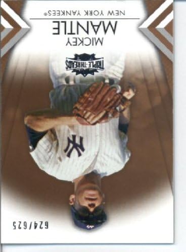 2012 Topps Triple Threads Sepia Baseball Card #7 Mickey Mantle