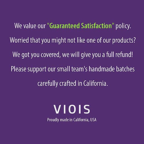 Viois Viois, Aromatherapy Car Air Freshener For Car, Pillow, Linen, Bedroom, Bathroom & Office. Handmade In The Usa. (Lavender / 2 Pack), 4 Ounce (113G) Jar, (Viois-Rs-La-4B-2P) #TOP6