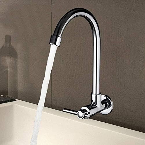 Robinet d'évier encastré froid au design mural épuré moderne