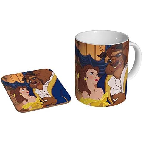 Profiles Beauty and The Beast Mug and Coaster Set Cover