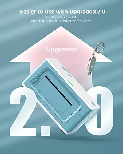 Munbyn Thermal Label Printer, P941 [Upgraded 2.0] Usb 4X6 Shipping Label Printer For Small Business & Packages, High-Speed 150Mm/S Japan 203 Dpi Rohm Print Head, Compatible With Etsy, Ups, Fedex, Ebay #TOP1