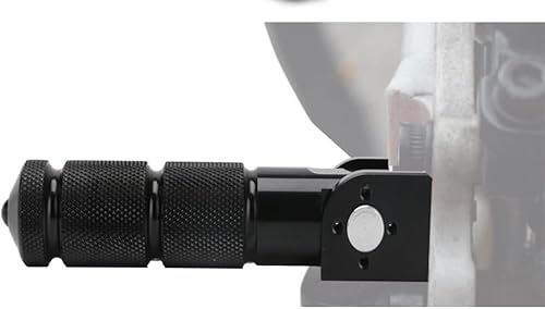 Miniatura 6 de PACEWALKER Estriberas de motocicleta de 0.315 pulgadas (0.315 in), universales, plegables, clavijas de aluminio antideslizantes CNC, compatibles con