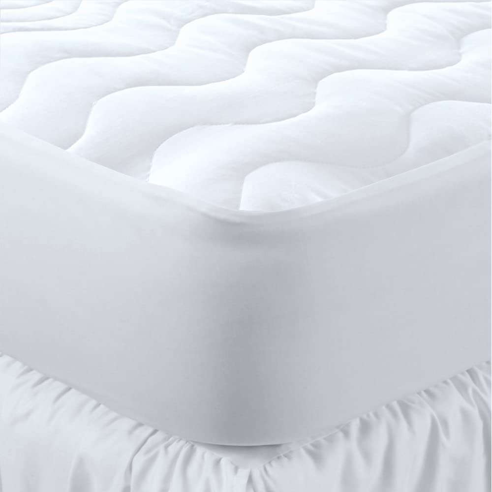 Kapitone Fitted Su Sıvı Geçirmez Yatak Koruyucu Alez, Beyaz, 80x180cm
