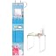 Blue + Pink Locker Shelf