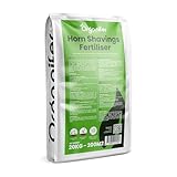 Trucioli Di Corno 1-6 Mm - 20 Kg Per 200 M2 - Concime Organico Azotato 14% N Per Ortaggi, Frutta, Prati E Piante Ornamentali - Fertilizzazione A Lungo Termine - Organifer