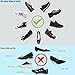 Waterproof Shoe Covers, Thickened Sole Reusable Rain Shoe Covers, Silicone Rubber Non Slip Shoe Protectors, Elastic Overshoes Elevated Galoshes For Man and Woman (L, White)