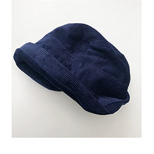 Chapeau de pêcheur hiver femme bob en velours côtelé protection solaire