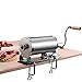 COSTWAY 3,6L Insaccatrice per Salsiccia Macchina per Salsicce Insaccatrice Manuale in Acciaio Inossidabile, Salsicce Siringa con 4 Tubi di Riempimento